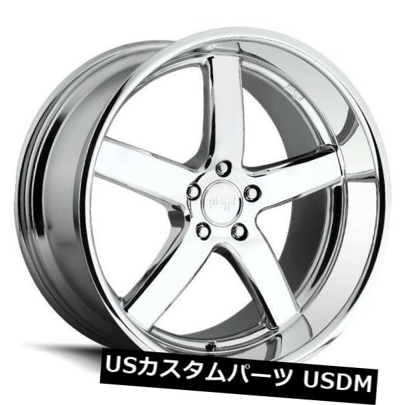 ホイール 4本セット 19x8.5ニッチリムM171 Pantano 5x114.3 ET35クロームリム（4個セット）  19x8.5 N