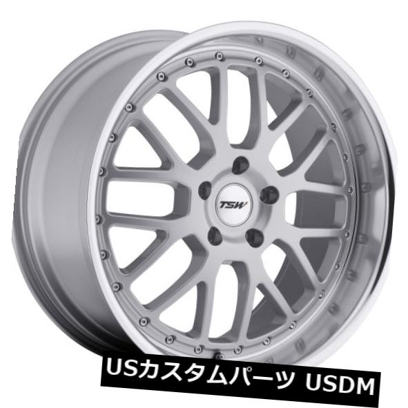 ホイール 4本セット 20x8.5 TSWバレンシア5x114.3リム+40シルバーホイール（4個セット）  20x8.5 TSW Valeの通販は 505,560円