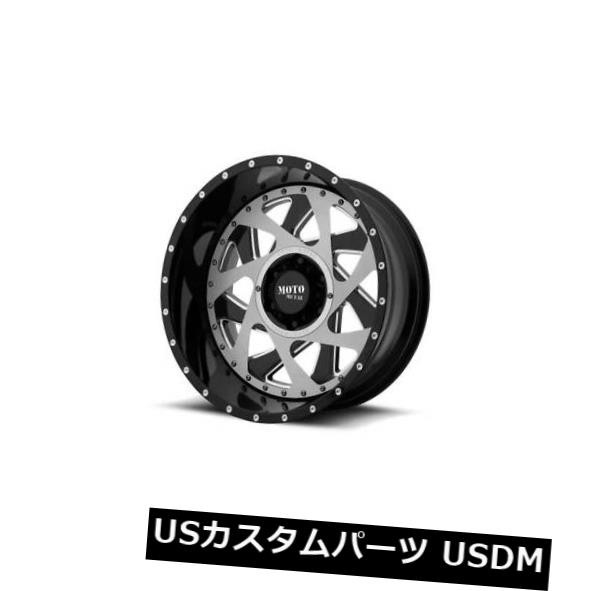 ホイール 4本セット 20x12 MOTO METAL CHANGE UP 8x165.1 ET-44 Black Milled W / Bの通販は 517,440円