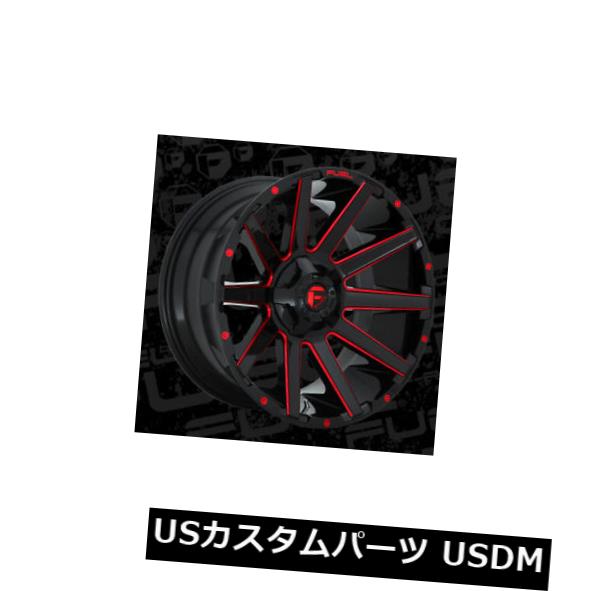 ホイール 4本セット 20x10 Fuel D643 Contra 5x139.7 / 5x150 ET-18 Black w / Candの通販は 502,920円