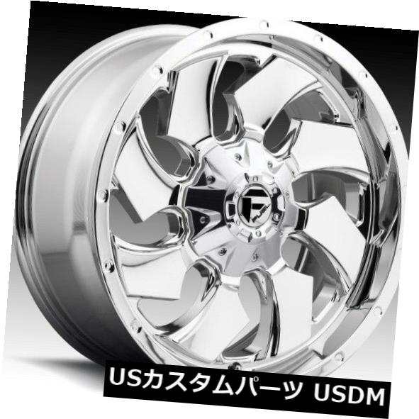 ホイール 4本セット Fuel Cleaver D573 20x9 6x135 / 6x5.5 ET1 Chrome Rims（4個セット）の通販は 522,720円