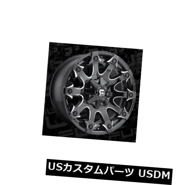 ホイール 4本セット  20x9 Fuel D578 Battle Axe 6x135/6x139.7 ET1 Black &amp; Miの通販は