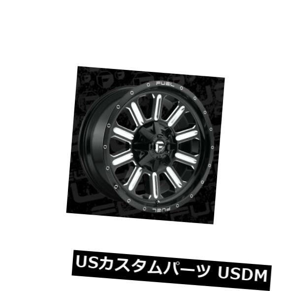 ホイール 4本セット  20x9 Fuel D620 Hardline 8x170 ET20 Black &amp; Milled Rimsの通販は
