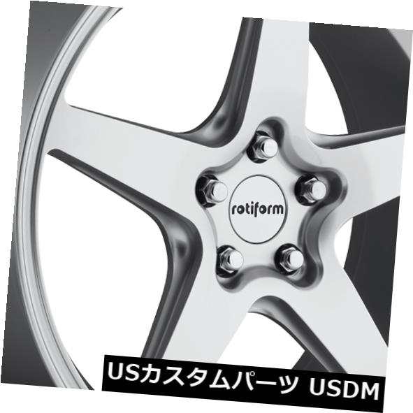 ホイール 4本セット 19x9.5 Rotiform R147 Wgr 5x120 ET40シルバーホイール（4個セット）  19x9.5 の通販は