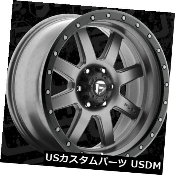ホイール 4本セット 20x9燃料D552トロフィー6x135 ET20無煙炭リム（4個セット）  20x9 Fuel D552 Trophの通販は