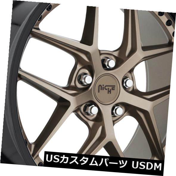 ホイール 4本セット 20x10.5ニッチホイールM227バイス5x114.3 ET40ブロンズホイール（4個セット）  20x10.5 Nの通販は