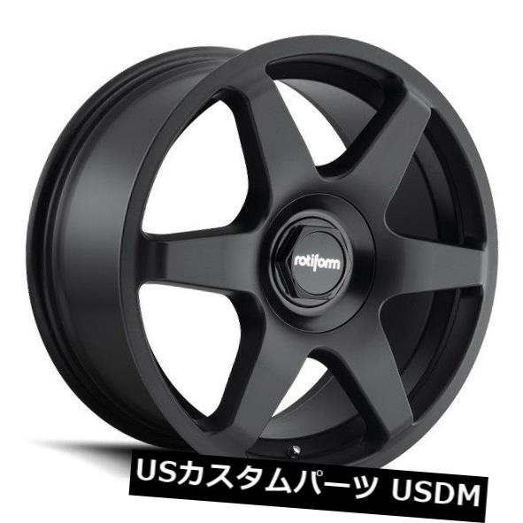 ホイール 4本セット 19x8.5 Rotiform SIX R113 5x4.5 / 120 +35マットブラックホイール（4個セット） の通販は