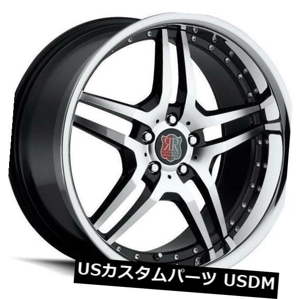 ホイール 4本セット 19x8.5 / 9.5 MRR RW2 5x112 +25バック、クロームリップホイール付き（4個セット）  19xの通販は 245,520円