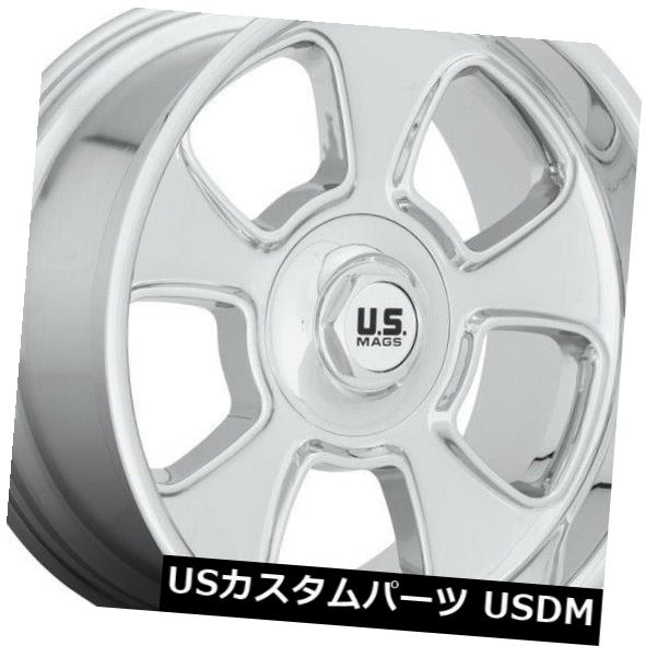 ホイール 4本セット 20x9.5 US Mag U126 Boulevard 5x114.3 / 5x120。 7 ET1クロームホイールの通販は