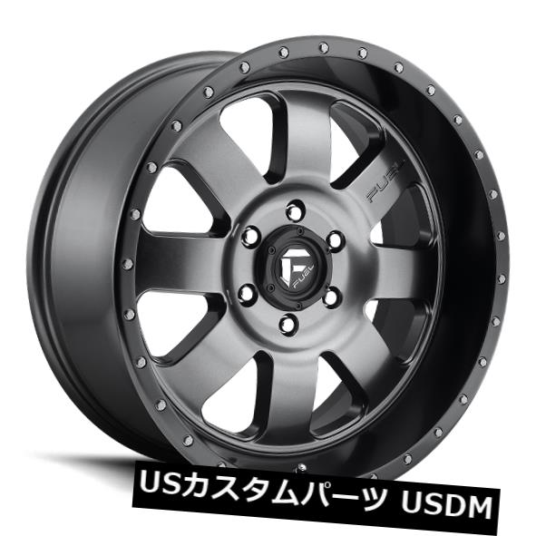 ホイール 4本セット 20x9燃料D628 Baja 6x135 ET20無煙炭リム（4個セット）  20x9 Fuel D628 Bajaの通販は 236,280円