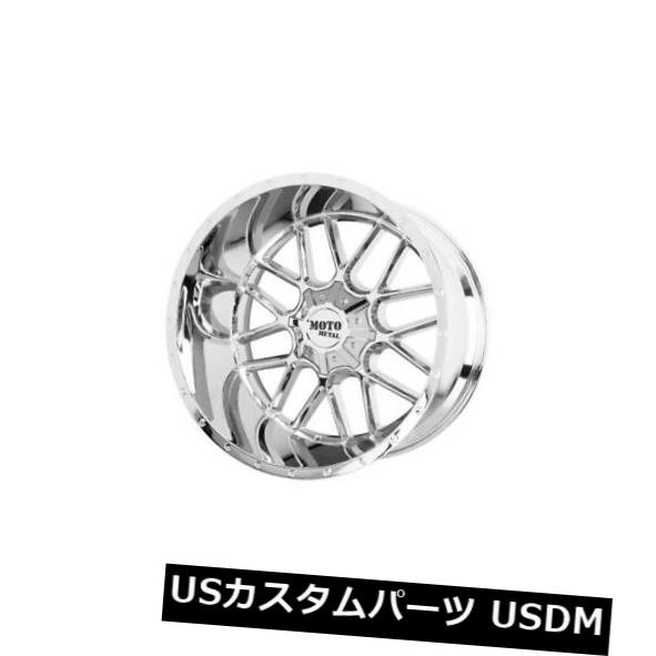 ホイール 4本セット 20x9 MOTO METAL SIEGE 5x127 / 5x139.7 ET0クロムリム（4個セット）  20x9の通販は