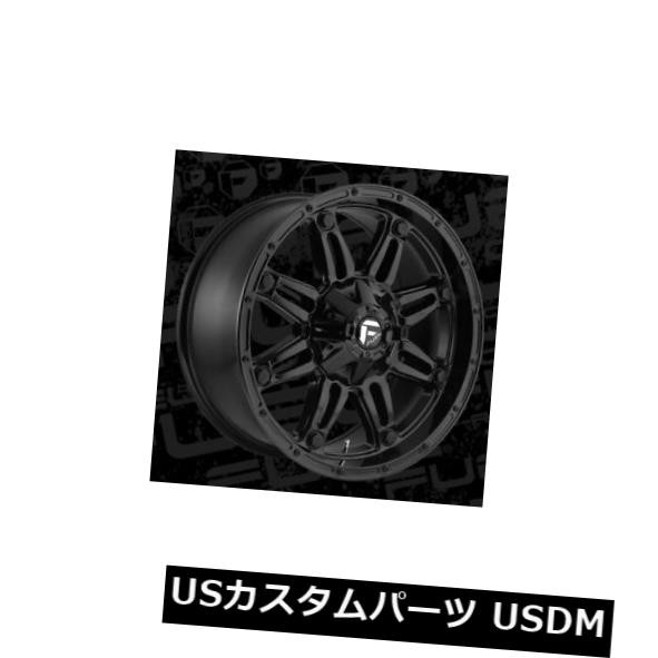 ホイール 4本セット 20x9燃料D625人質5x139.7 / 5x150 ET20ブラックリム（4個セット）  20x9 Fuel D6の通販は