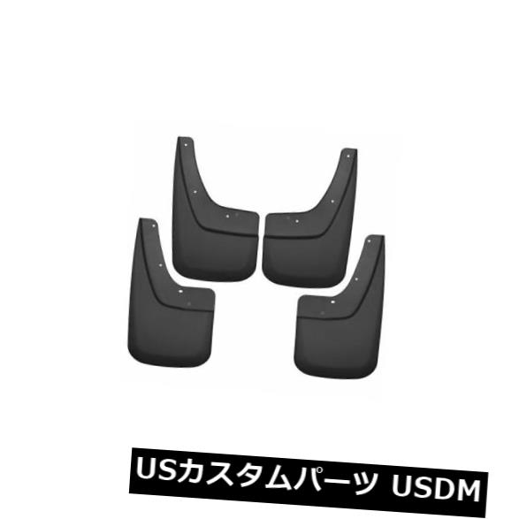ハスキーライナー56896フロント＆アンプ。 後部の泥はシエラ1500/2500 HD / 3500 HDのために黒く羽ばたきます
