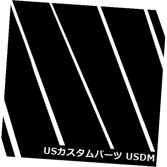 トヨタカローラ14-18 6pcセットカバードアトリムウィンドウピアノのための黒い柱ポスト の通販は 20,618円