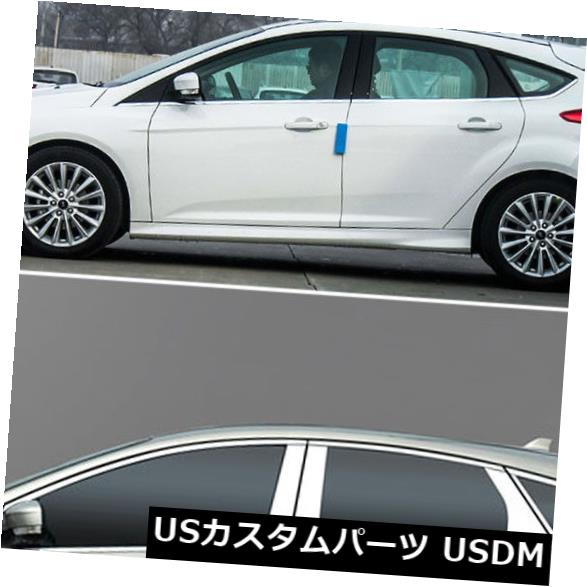 ウィンドウズ成形トリム装飾ストリップw /フォードフォーカスハッチバック用センターピラー の通販は