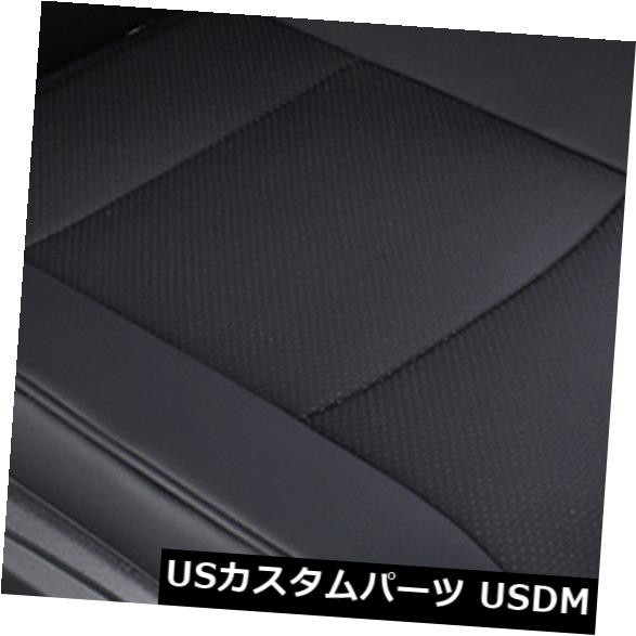 PUレザーデラックスカーカバーシートプロテクタークッションブラックフロントカバーユニバーサル の通販は