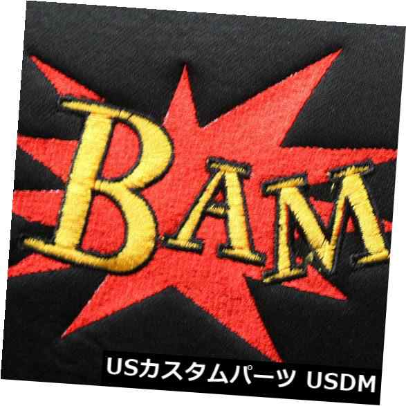 FOR FOR NEW BATMAN CARフロントシートカバーとコミックBAM！ ヘッドレストカバーセット 