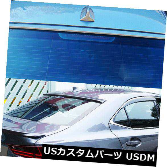 レクサスgs S190セダン06 11のための塗られた黒い後部窓の屋根のスポイラー の通販はau Pay マーケット 株式会社usdm