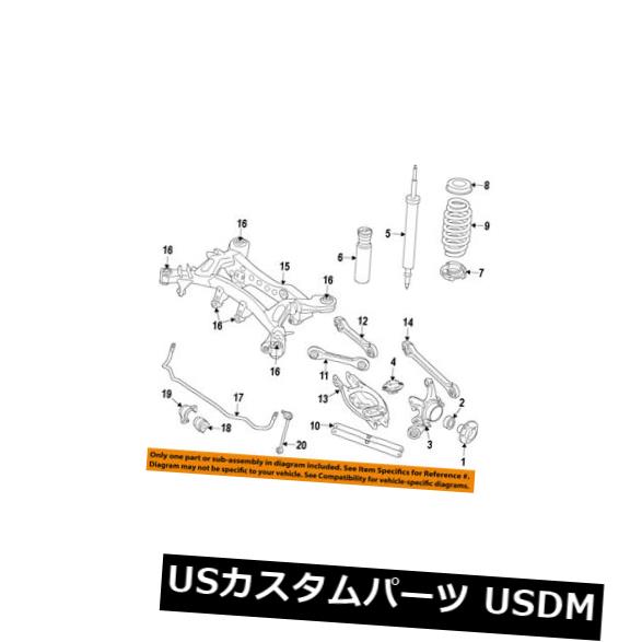 BMW OEM 14-16 328i xDriveリアサスペンションコイン  lスプリング33536851728 の通販は