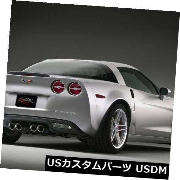 2005-2013コルベットC6テールライトトリムリングエグゼクティブスタイル洗練された4個入りエンブレム付き ｜au PAY マーケット