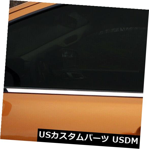 ポリッシュドウィンドウシルトリムセット2pcs（適合：2019フォードレンジャースーパーキャブ） の通販は