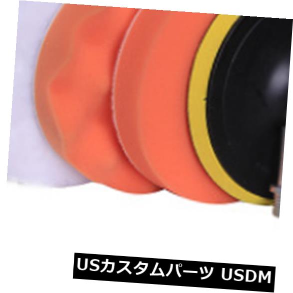 6pcs 4 "カーポリッシャー用ワックスバフ研磨ポリッシュスポンジパッドドリルアダプターセット の通販は 24,750円