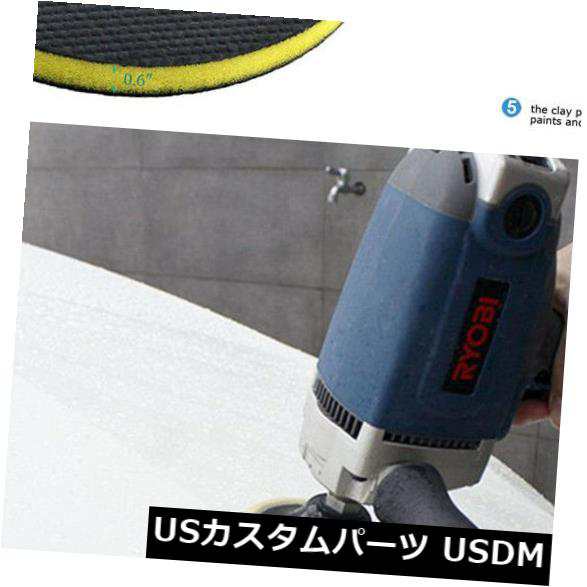 6 "クレイマジックバーポリッシュスポンジパッドカーケアウォッシングディテールクリーニングワックスパッド の通販は 23,443円