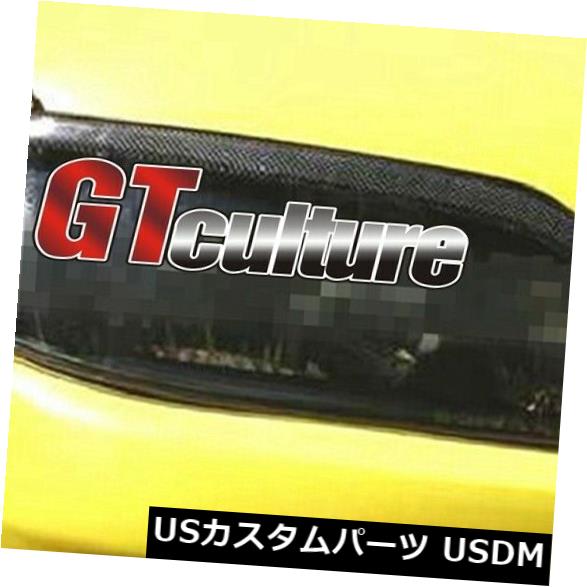 カーボンファイバー用01-03 MAZDA PROTEGE 323 JDM SPORT HEADLIGHTS EYEBROW EYELIDS の通販は