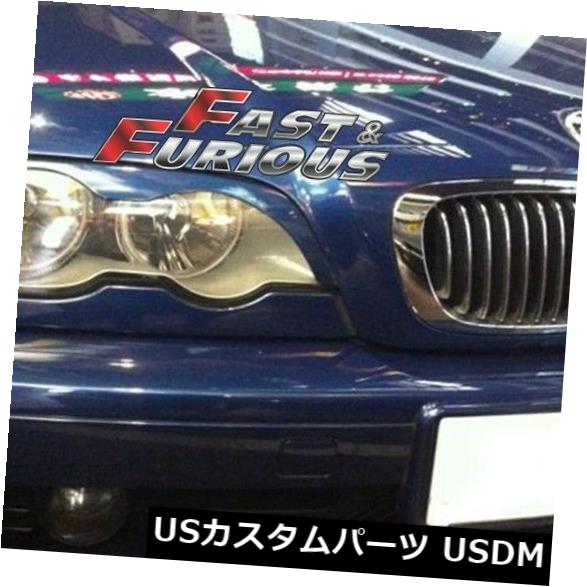 02-05 BMW E46 318i 320i 323i 330i 325i SEDAN 4DヘッドライトEYEYROWS EYELIDS