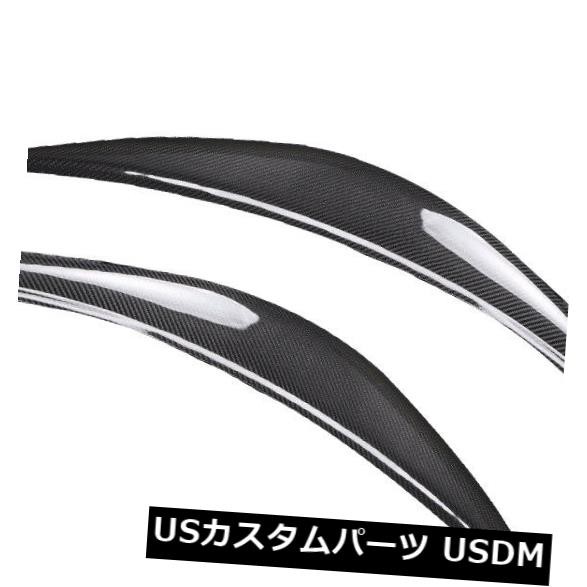 2xカーボンファイバーヘッドライト眉毛カバーヒュンダイベロスター11-17用まぶたトリム の通販は