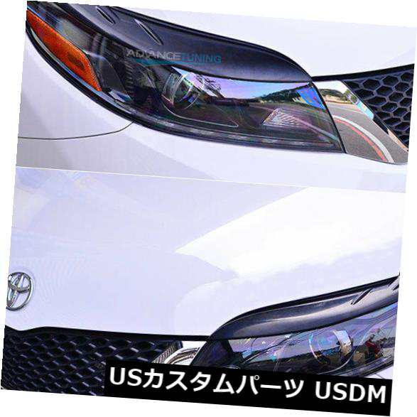 11-17 Sienna MPヘッドライトアイリッドアイブロウOEペイント＃1H1 Predawnグレーマイカに適合 の通販は
