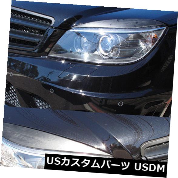 08-11ベンツCクラスW204塗装ヘッドライトアイブロウまぶた-OEM塗装色に適合 の通販は 28,512円