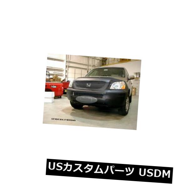 レブラフロントエンドマスクブラカバーフィット：ホンダパイロット2003 2004 2005 W / Oフォグランプ の通販は