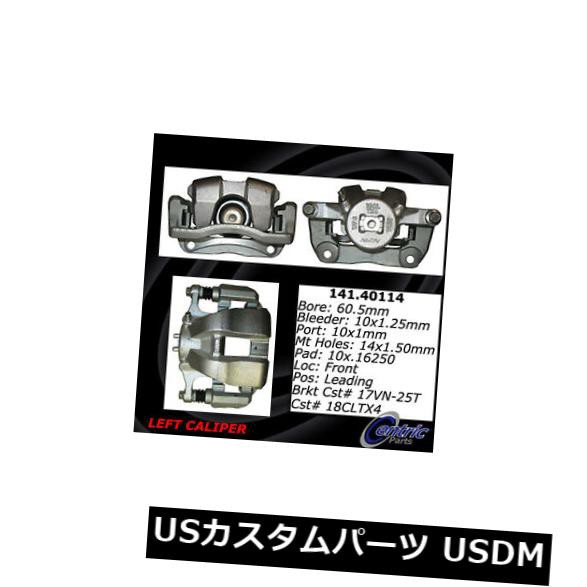 Centric Parts 141.40114フロント左ハードウェア付きブレーキキャリパーを再構築