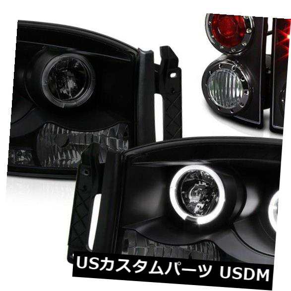 DODGE RAM 2006 Darkest Black Halo LEDヘッドライトHigh Mount Stop Lamp Tail Light