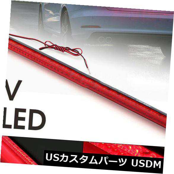 1 PCユニバーサル12V 56LEDレッドカーハイマウント3rd 3RDブレーキストップテールライトランプ