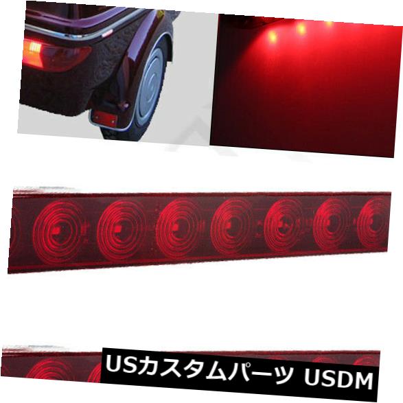 1 X 11LED SMD赤いトレーラーマーカーライトバーブレーキランプ高マウントテールトラック12 v