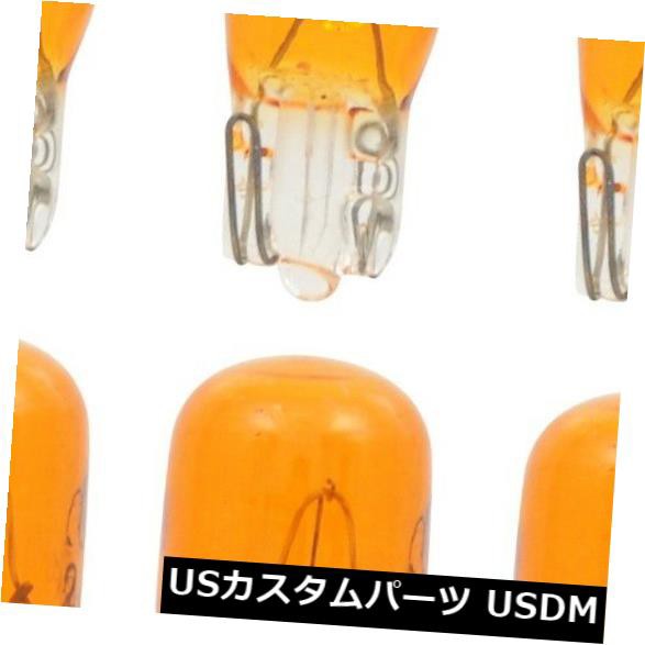 10 x 24 AMBERミニチュア計器盤クラスターダッシュスピードメーター電球24NA の通販は