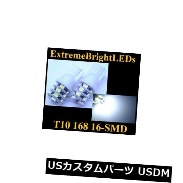 2つのキセノンHID WHITE 16-SMD LEDハイマウントストップ3rdブレーキライト＃58D 