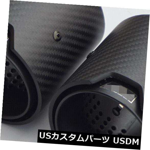 BMW Mパフォーマンスパイプ用2枚入63MM IN 93MM OUTマットカーボンファイバーエキゾーストヒント