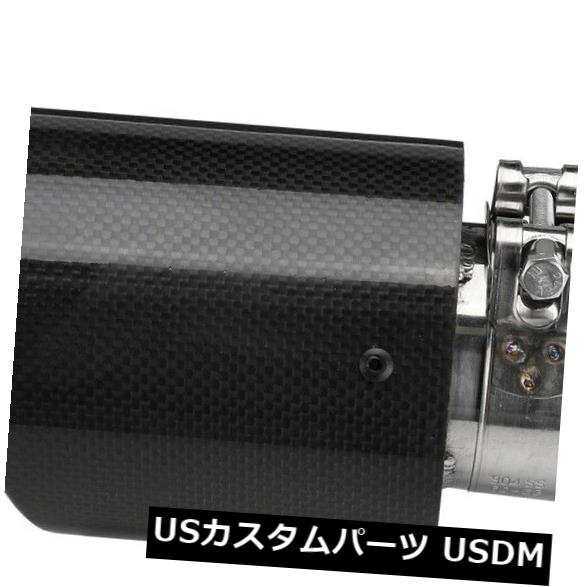 ユニバーサル2.5インチ63Mm-In 101Mm-OutカーボンファイバーカーエキゾーストチップパイプマッフルN3O5 の通販は 35,640円