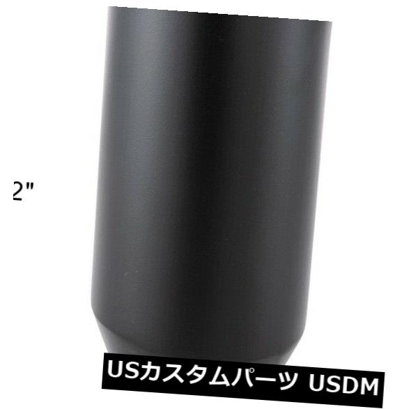 2.5 "インレット4"アウトレットエキゾーストチップ12 "ロングアングルカットロールエンドステンレス の通販は