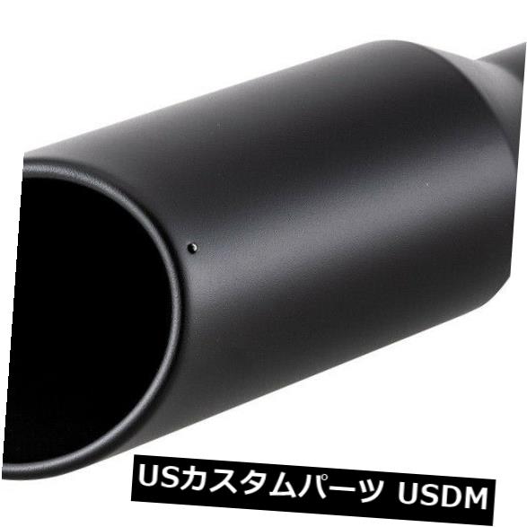 2.5 "インレット4"アウトレットエキゾーストチップ12 "ロングアングルカットロールエンドステンレス の通販は