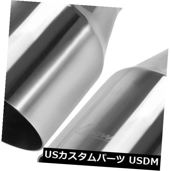 テールパイプ2.25 インレット4アウトレット7 ロングに溶接された2つの