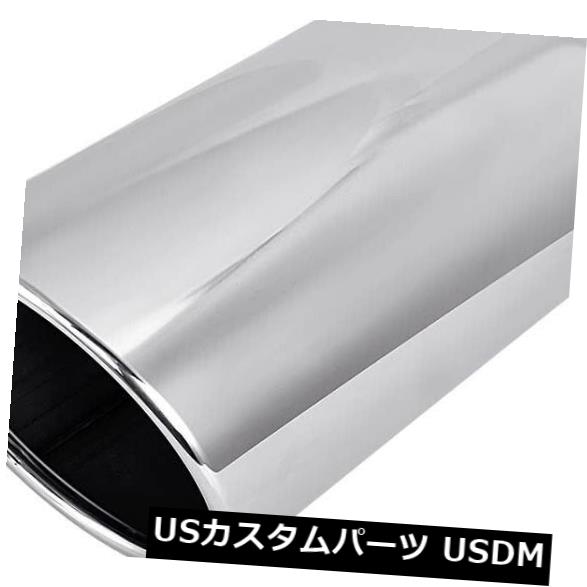 ディーゼルステンレススチール製エキゾーストチップアングルカットボルトオン4 "インレット6"アウトレット15 "ロング の通販は