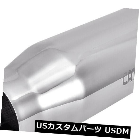 車の排気チップステンレスポリッシュウェルドオン3.5 "インレット-5"アウトレット-12 "長 の通販は
