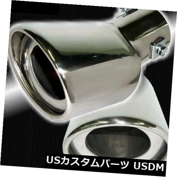 CAR ALLOY MUFFLER EXHAUST TAILPIPE TIP INCLINED TUBEスーツテールパイプサイズ40-55mm の通販は
