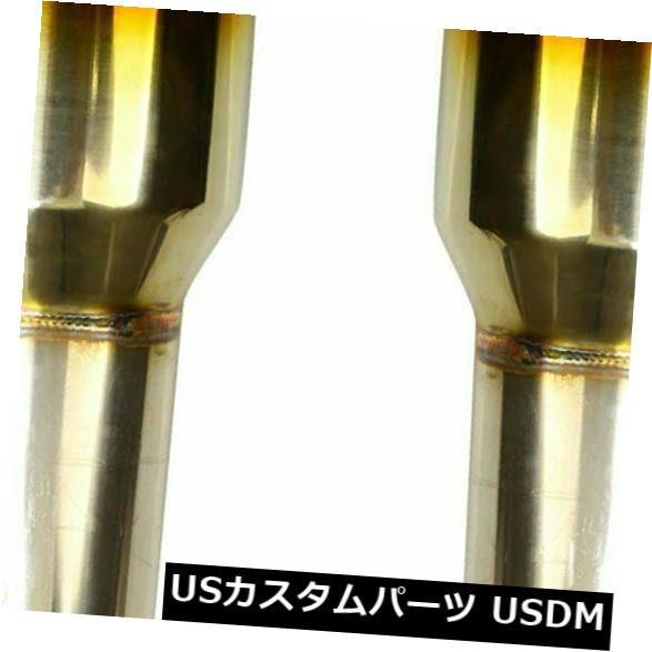 2x2.5 "In 3.5" Outスタッガードブルーバーントデュアルエキゾーストパイプチップポリッシュドステンレス の通販は 27,720円
