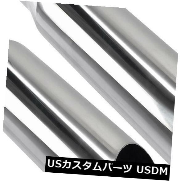 2Xステンレスエキゾーストチップ単層傾斜カット3 "インレット4"アウトレット18 "ロング の通販は