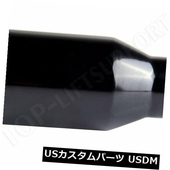 後部排気チップの黒溶接2.5 "インレット-4"アウトレット-9 "ロングステンレススチール の通販は